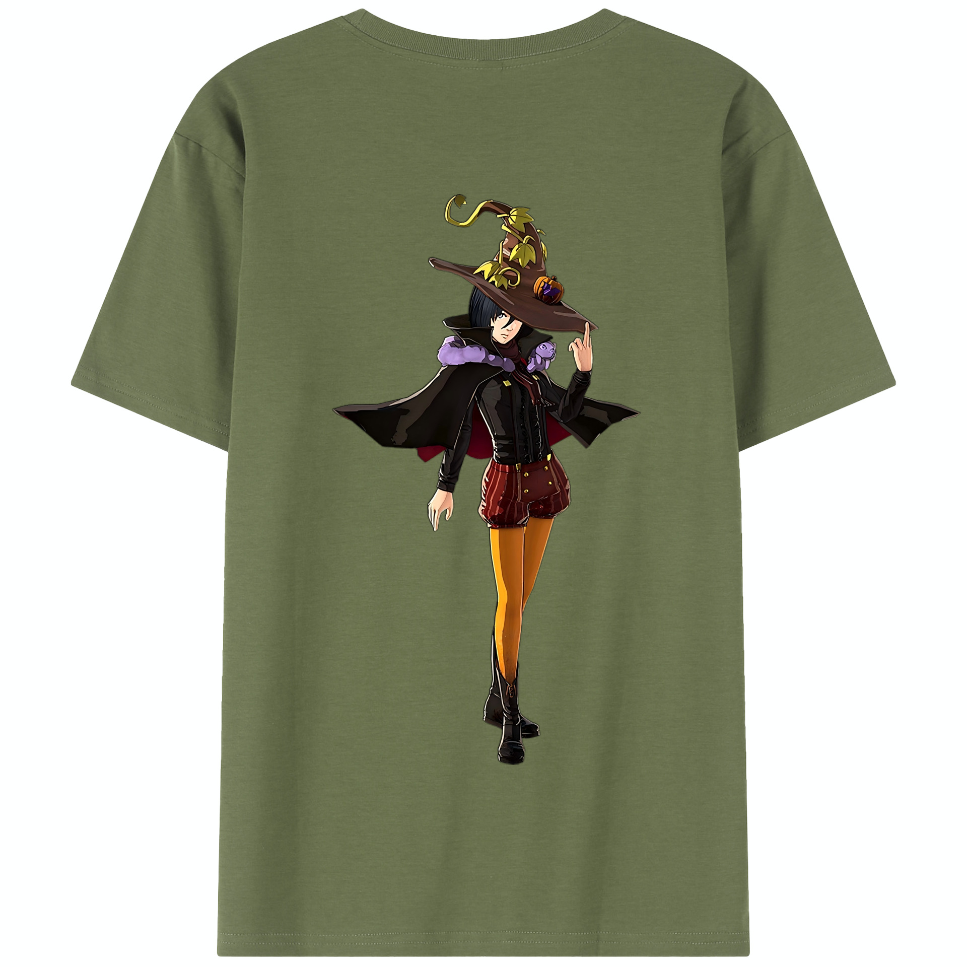 （画像用） 進撃の巨人 ミカサ·アッカーマン Attack on Titan Mikasa Ackerman 綿100％半袖Tシャツ（背面プリント）